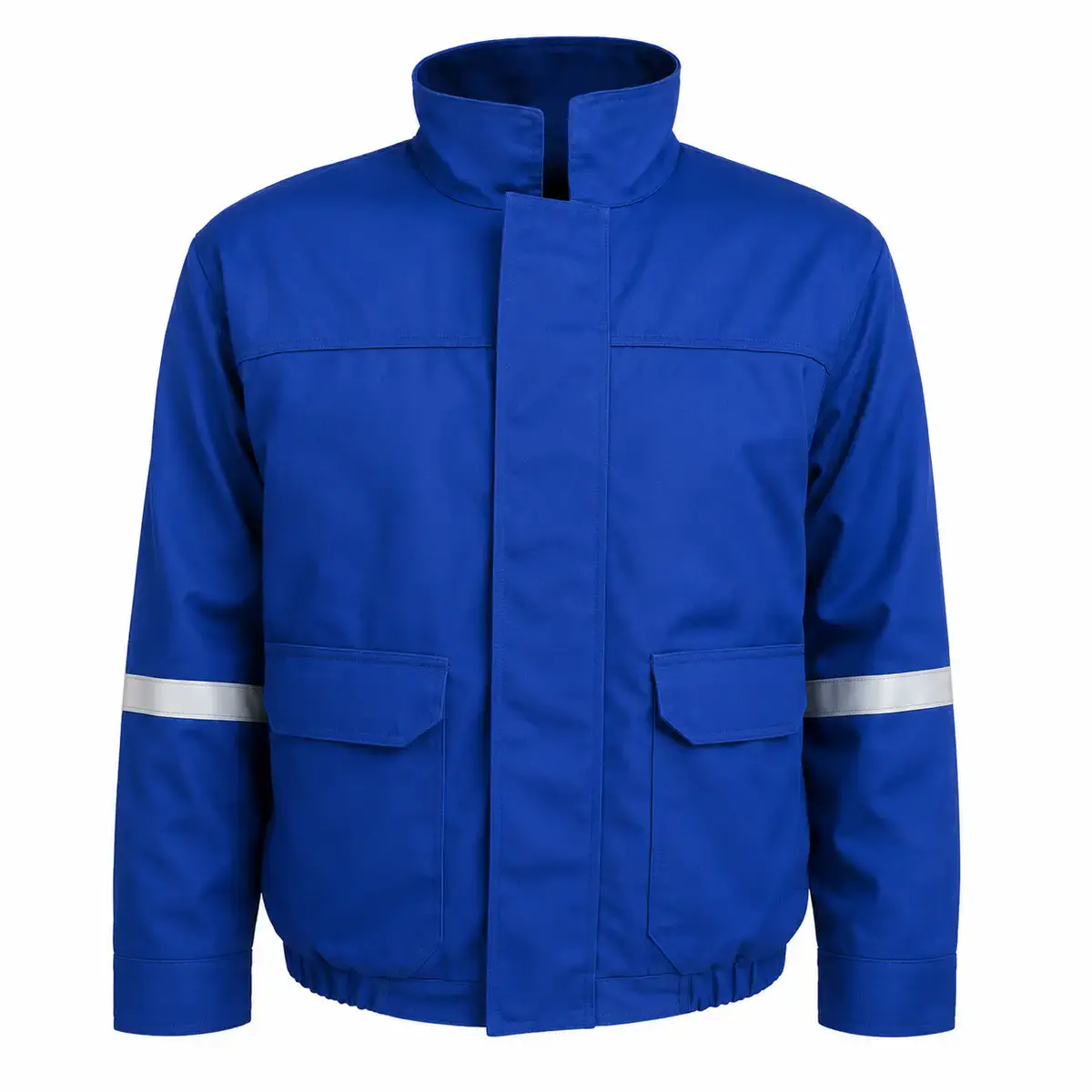 Summit Freeze® FR Bomber Jacket — Silver Reflective Tape (Royal Blue)