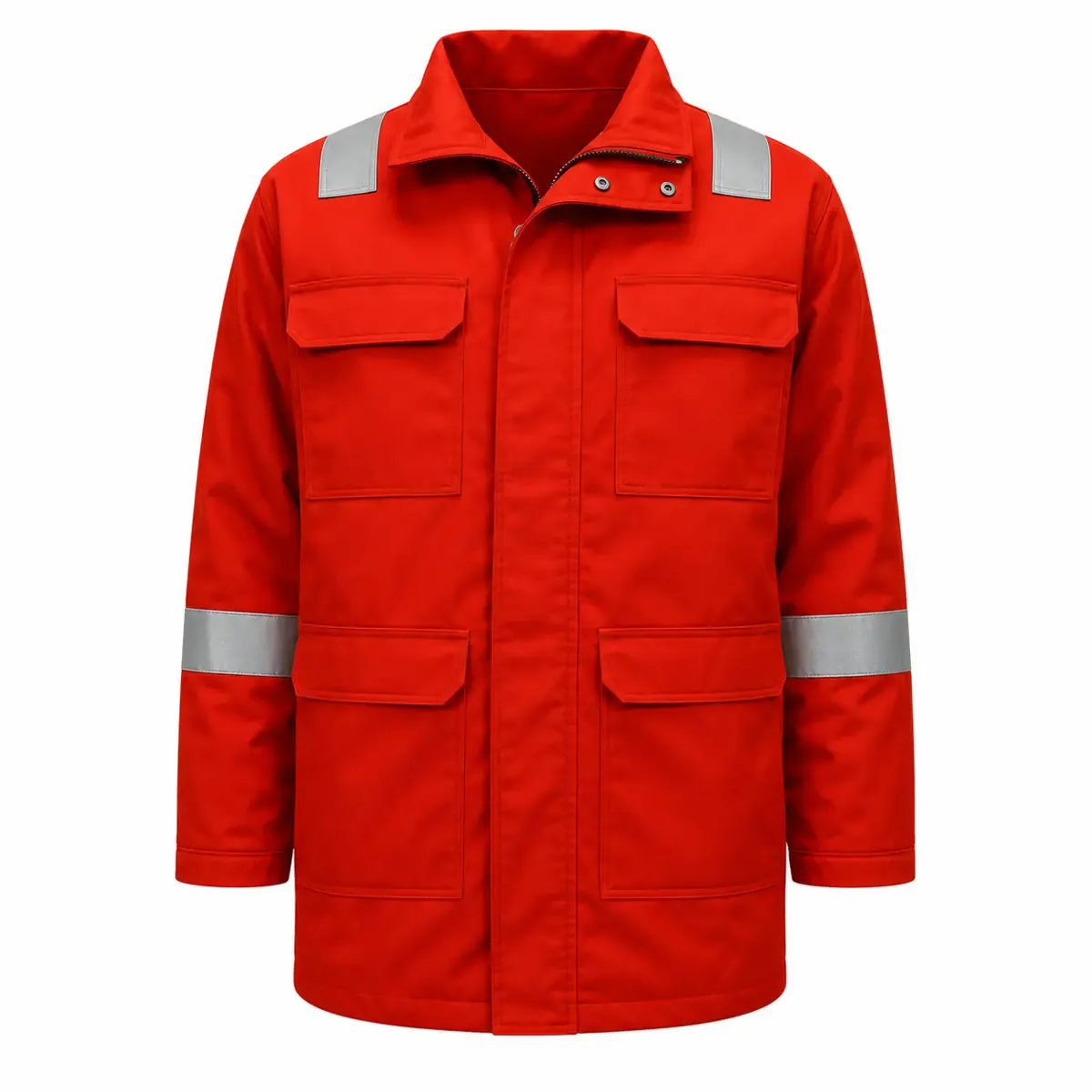 Summit Freeze® FR Insulated Parka With Silver Reflective — front view
