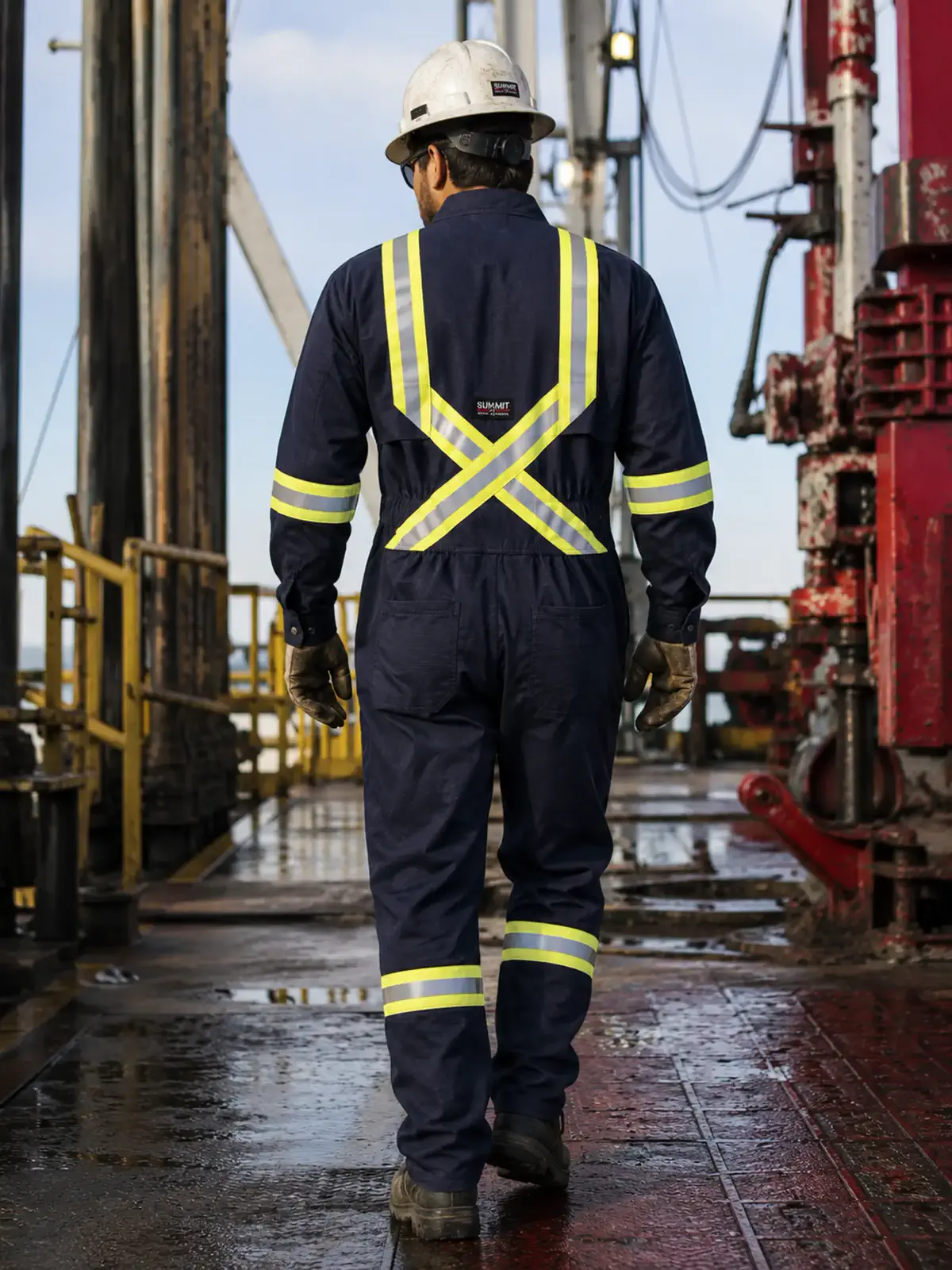 Summit Breeze® FR Triple Vented Coverall — Inherent Blend with Triple Trim Reflective Tape — photo 6