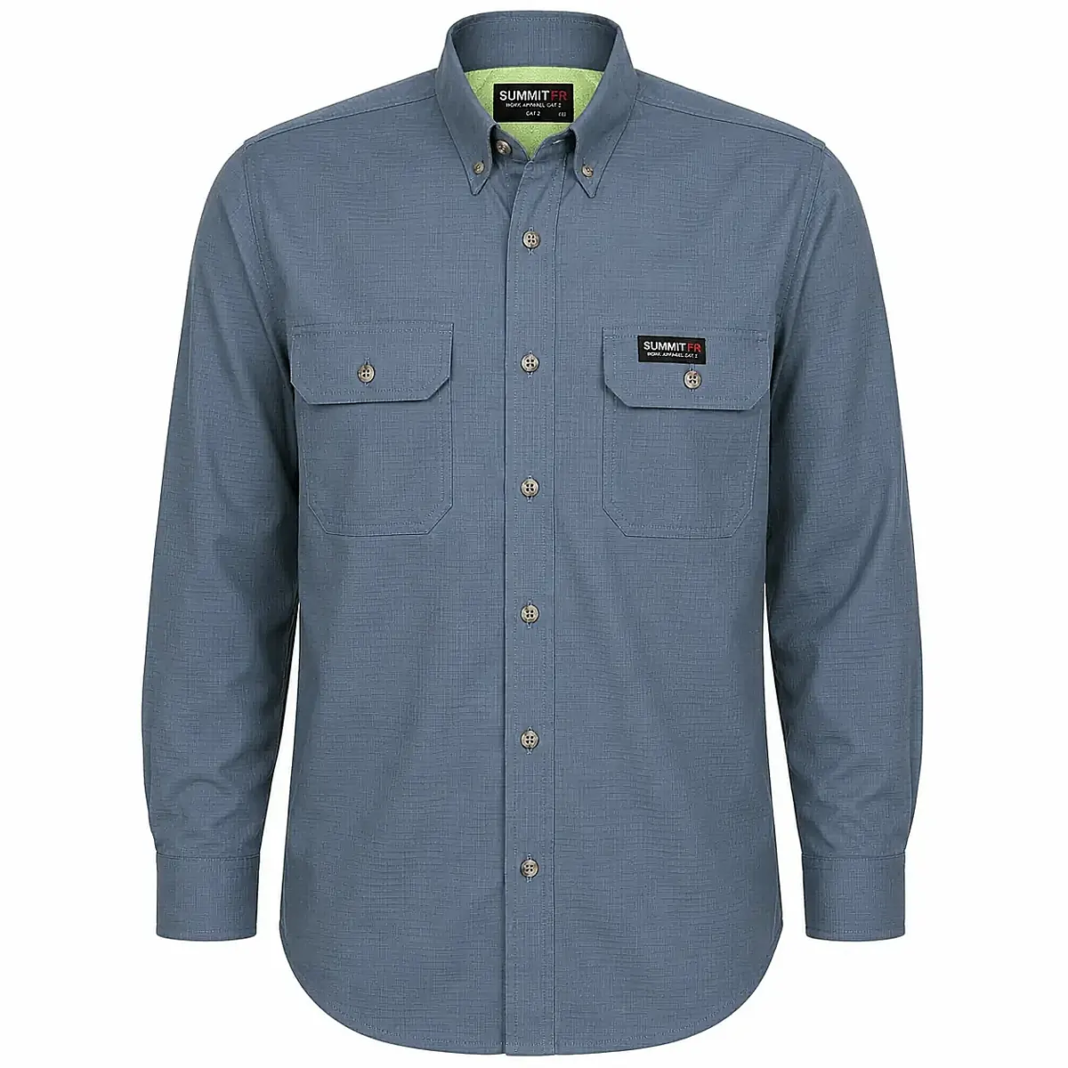 Summit Breeze® Inherent Blend Triple Vented FR Shirt — Medium Blue