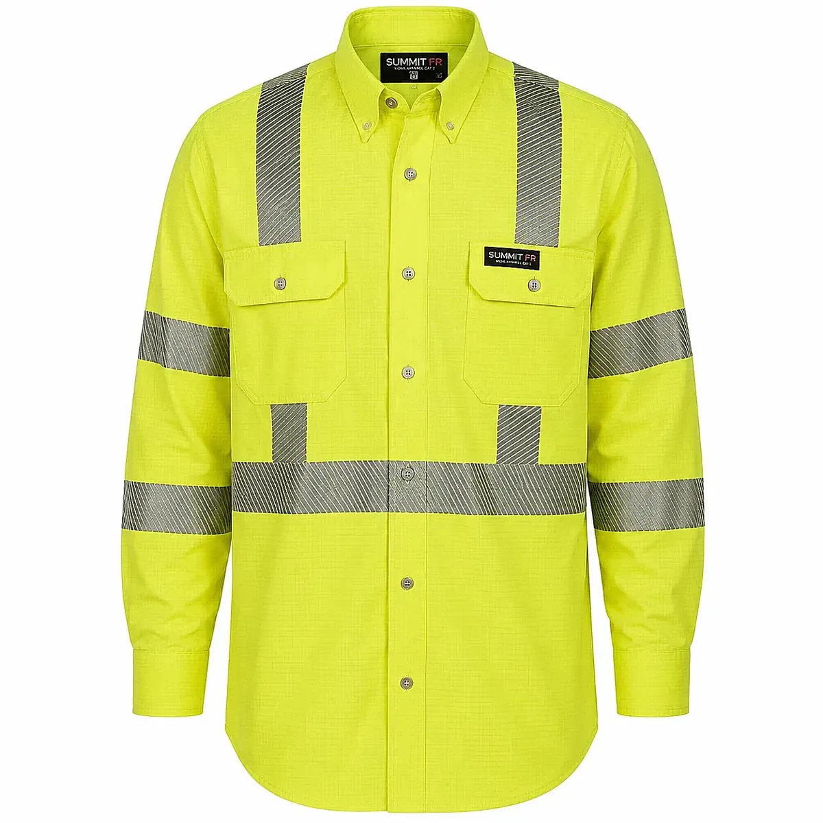 Summit Breeze® Inherent Blend Triple Vented Hi-Vis FR Shirt