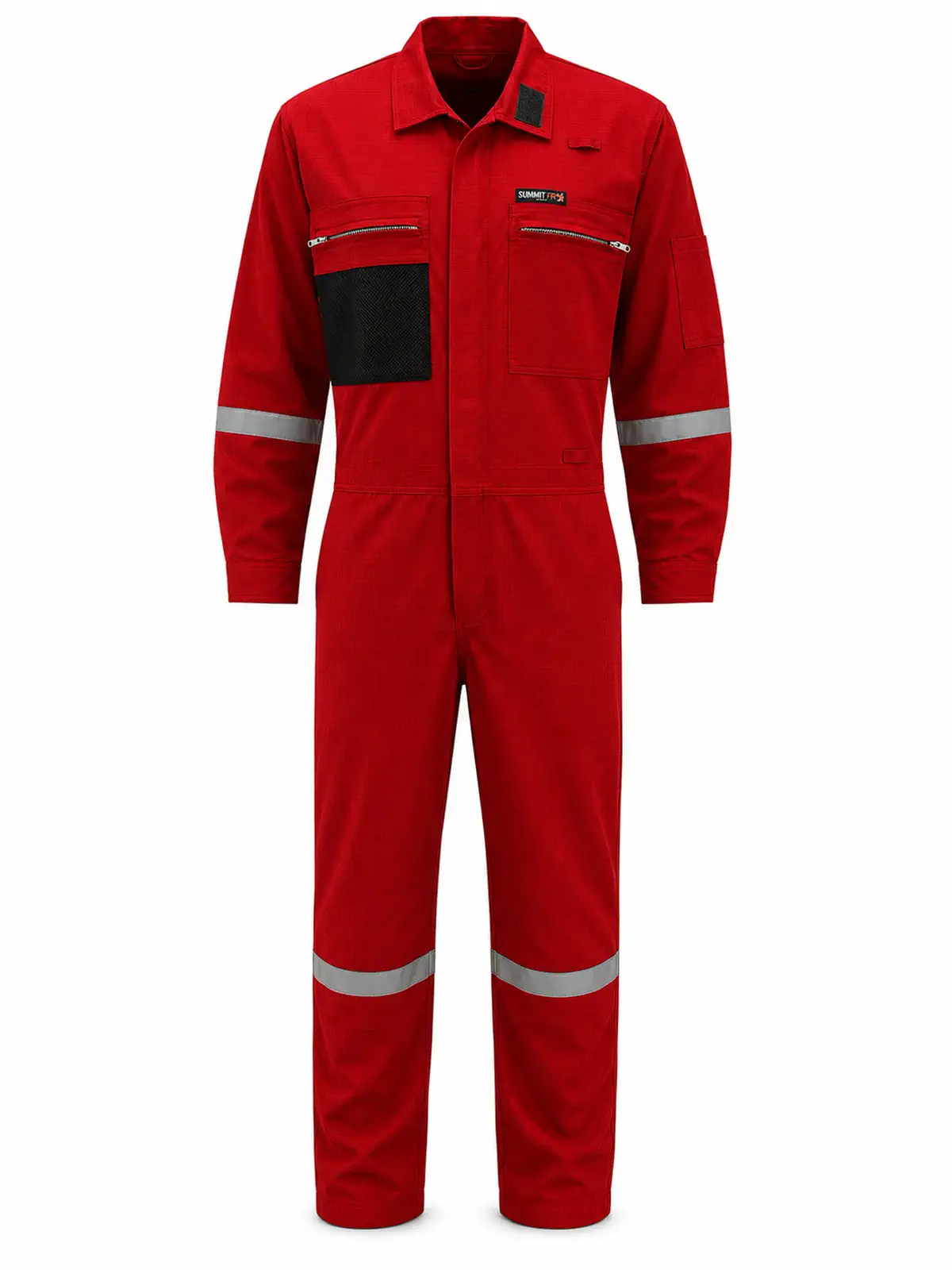 Summit Performance® FR Deluxe Coverall — Inherent Blend, Red