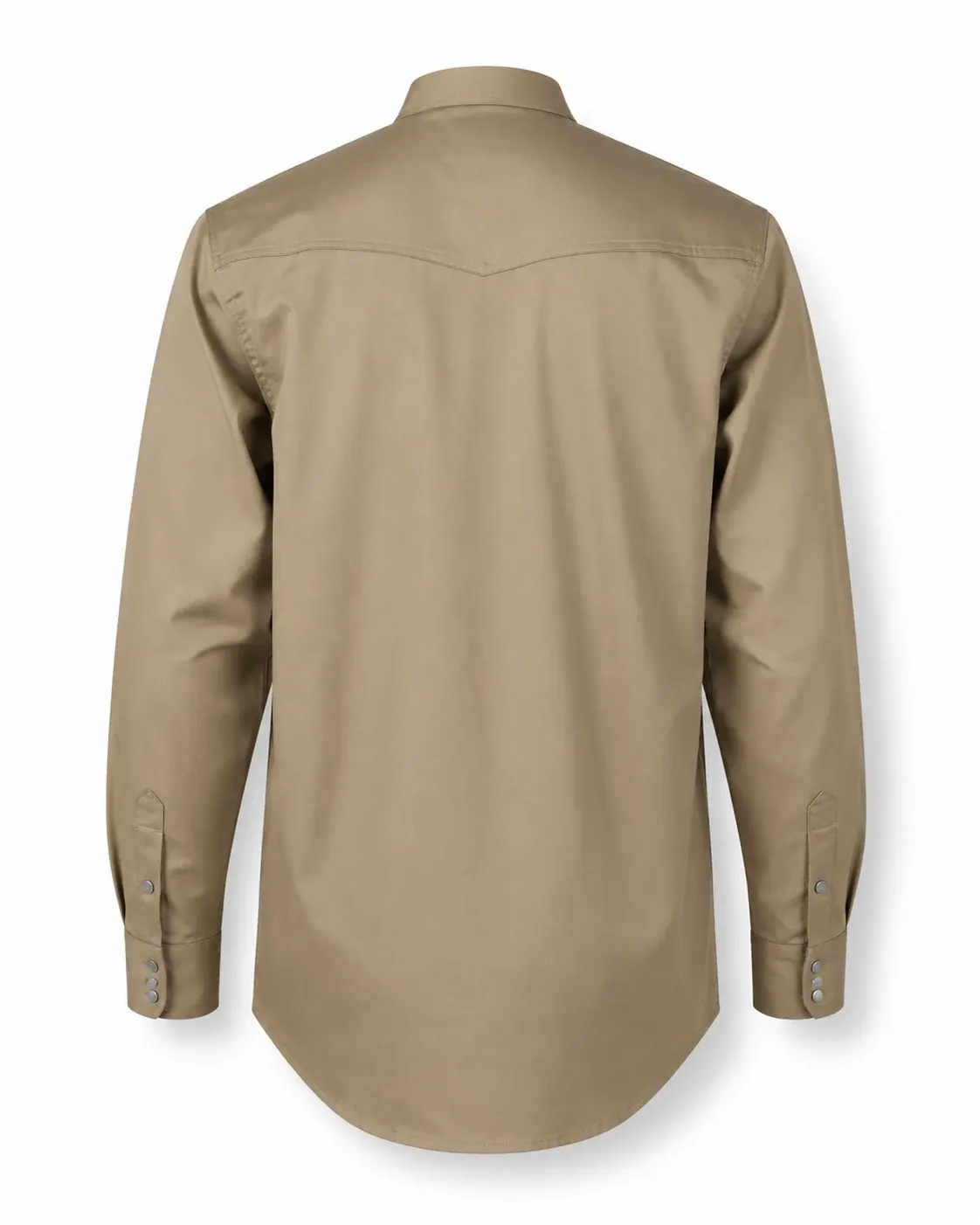 Summit Performance® FR Cotton Western Snap Front Shirt — Tan — photo 2