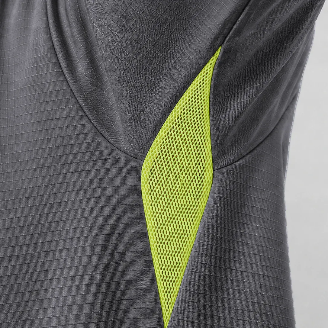 Summit Breeze® Inherent Blend Triple Vented FR Shirt — Gray — Underarm mesh