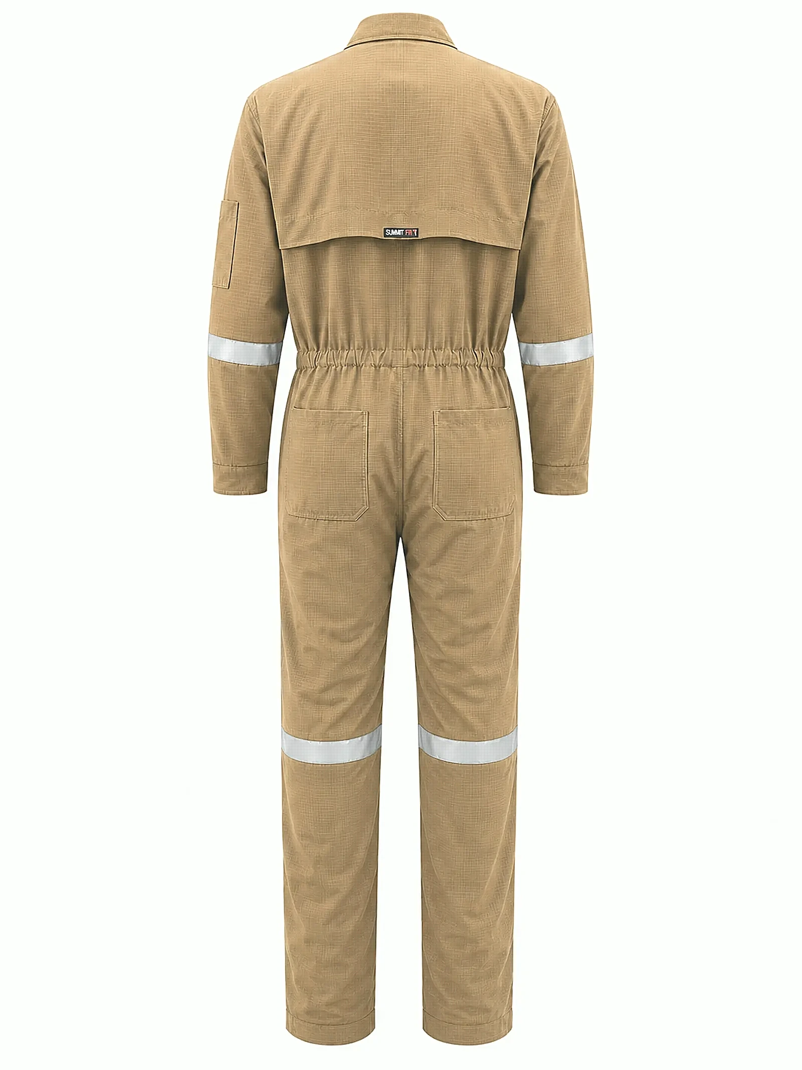 Summit Breeze® FR Vented Coverall — Inherent Blend, 5.5 oz. Ripstop, Reflective Tape — Back