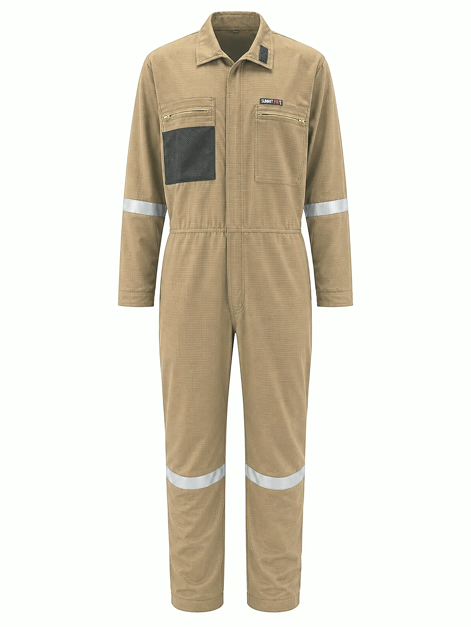 Summit Breeze® FR Vented Coverall — Inherent Blend, 5.5 oz. Ripstop, Reflective Tape