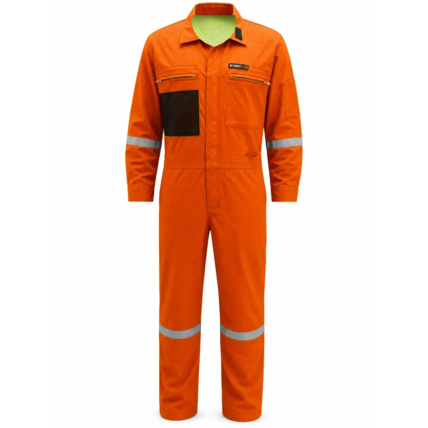 Summit Breeze® FR Triple Vented Coverall, Inherent Blend, Lightweight 5.5 oz. Ripstop, Reflective Tape