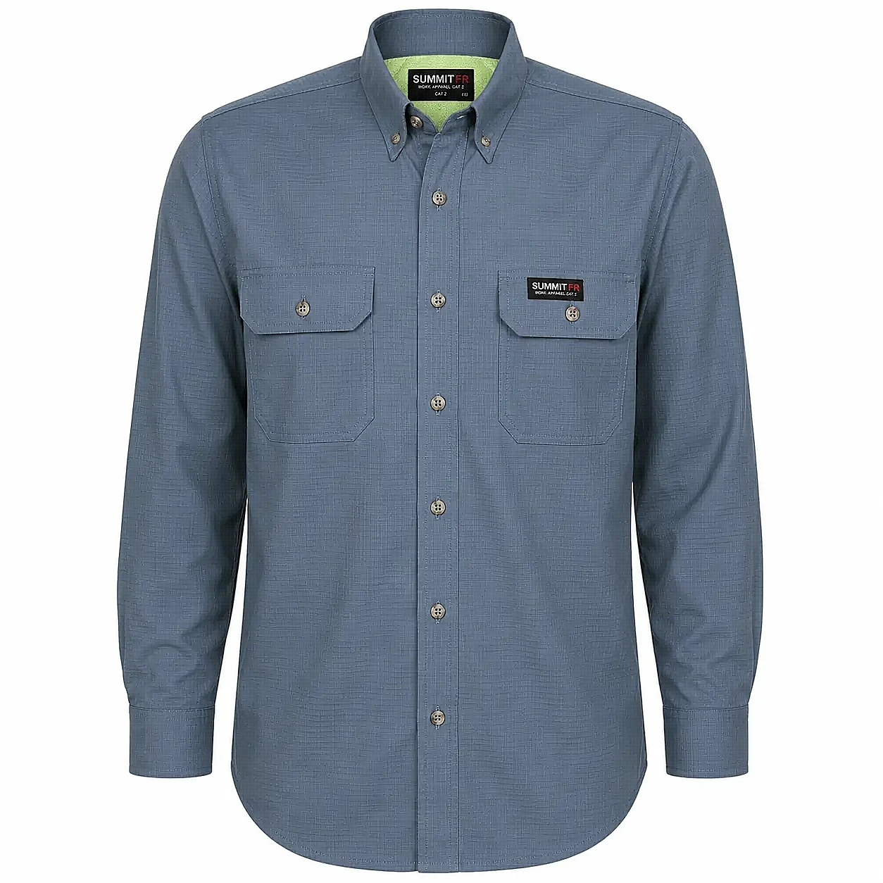Summit Breeze® Inherent Blend Triple Vented FR Shirt — Medium Blue