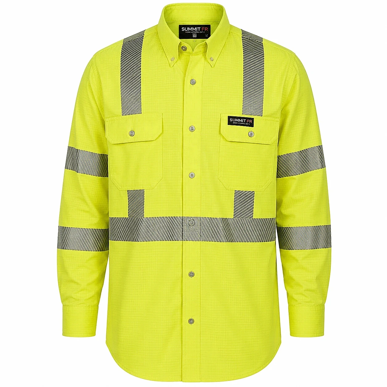 Summit Breeze® Inherent Blend Triple Vented Hi-Viz FR Shirt